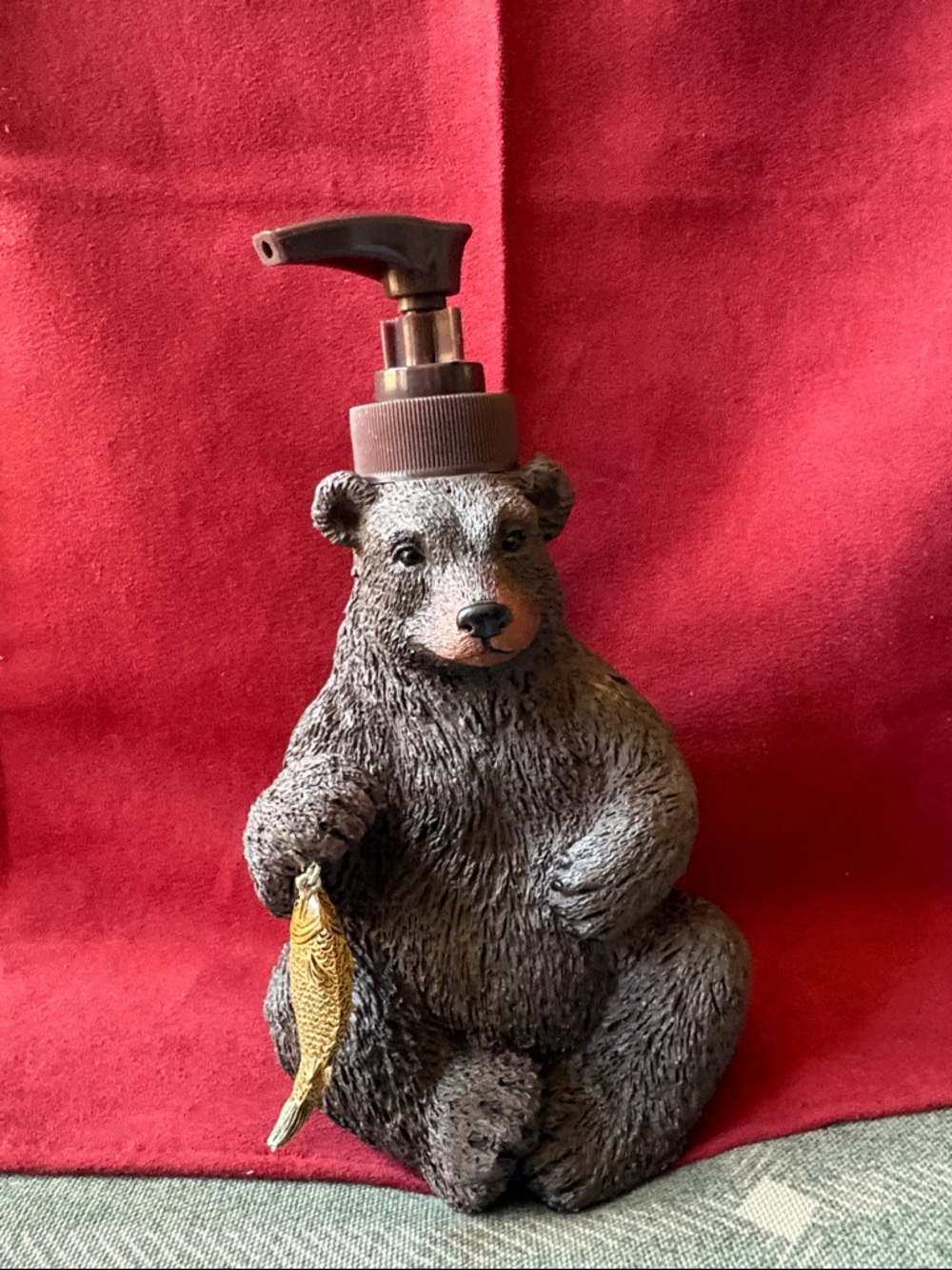 Bear soap or lotion dispenser